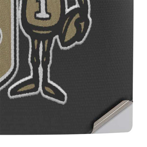 NFL New Orleans Saints Vintage PS5 Pro Console Skin