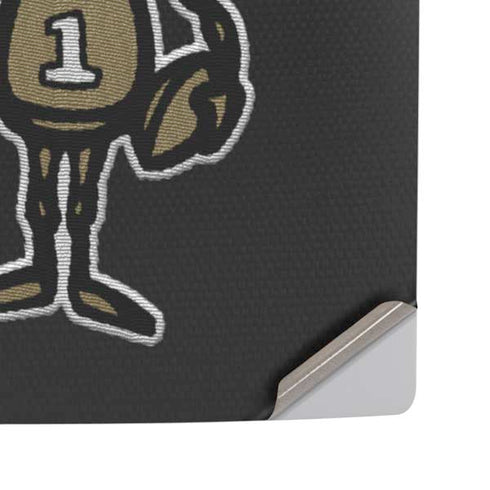 NFL New Orleans Saints Vintage PS5 Pro Disk Console Skin