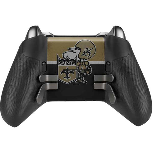 NFL New Orleans Saints Vintage Xbox Elite Wireless Controller Series 2 Skin