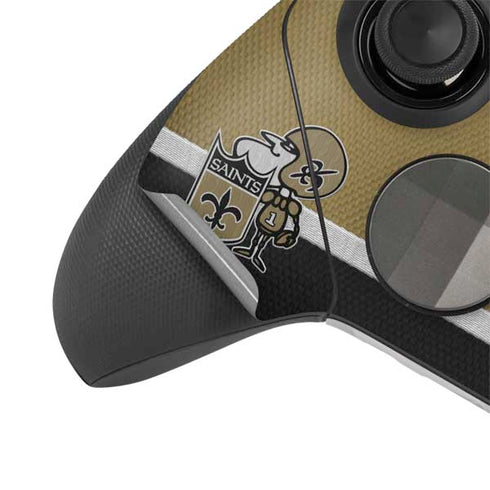 NFL New Orleans Saints Vintage Xbox Elite Wireless Controller Series 2 Skin