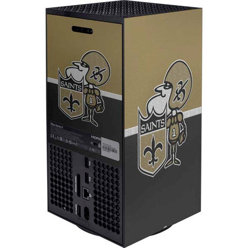 NFL New Orleans Saints Vintage Xbox Series X Bundle Skin