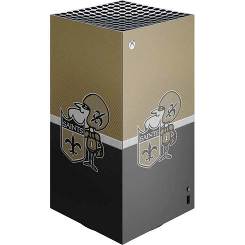 NFL New Orleans Saints Vintage XBox Series X Digital Edition Console Skin