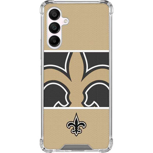 NFL New Orleans Saints Zone Block Galaxy A16 5G Clear Case