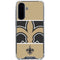 NFL New Orleans Saints Zone Block Galaxy A36 5G Clear Case