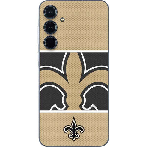 NFL New Orleans Saints Zone Block Galaxy A55 5G Skin
