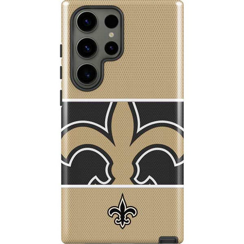 NFL New Orleans Saints Zone Block Galaxy S23 Ultra Pro Case