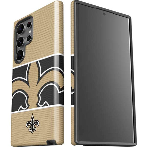 NFL New Orleans Saints Zone Block Galaxy S23 Ultra Pro Case