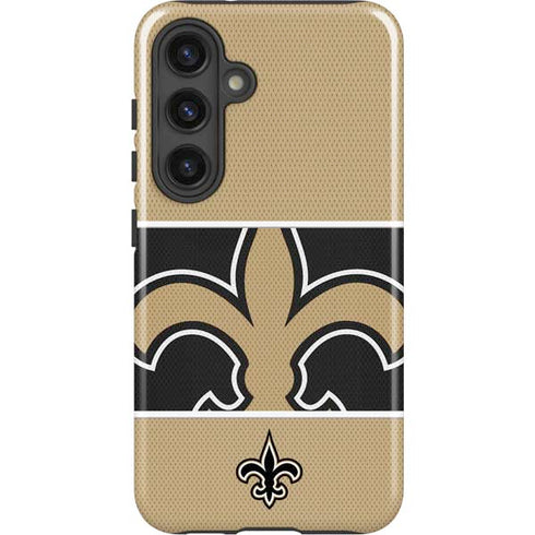 NFL New Orleans Saints Zone Block Galaxy S25 Plus Impact Case