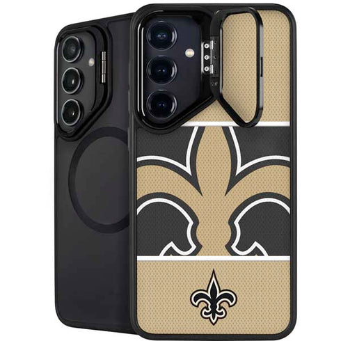 NFL New Orleans Saints Zone Block Galaxy S24 Plus Kickstand Case