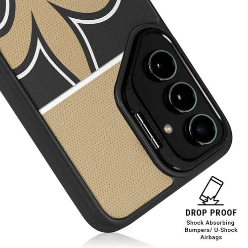 NFL New Orleans Saints Zone Block Galaxy S25 Plus Kickstand Case