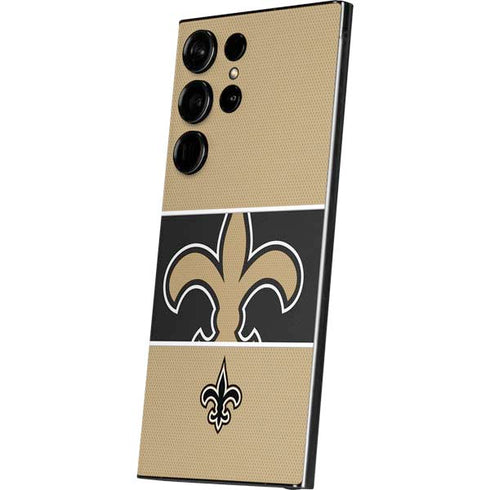 NFL New Orleans Saints Zone Block Galaxy S25 Ultra Skin