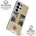 NFL New Orleans Saints Zone Block Galaxy S25 Ultra Clear Case