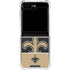 NFL New Orleans Saints Zone Block Galaxy Z Flip6 Clear Case
