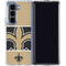 NFL New Orleans Saints Zone Block Galaxy Z Fold5 5G Clear Case