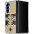 NFL New Orleans Saints Zone Block Galaxy Z Fold5 5G Clear Case
