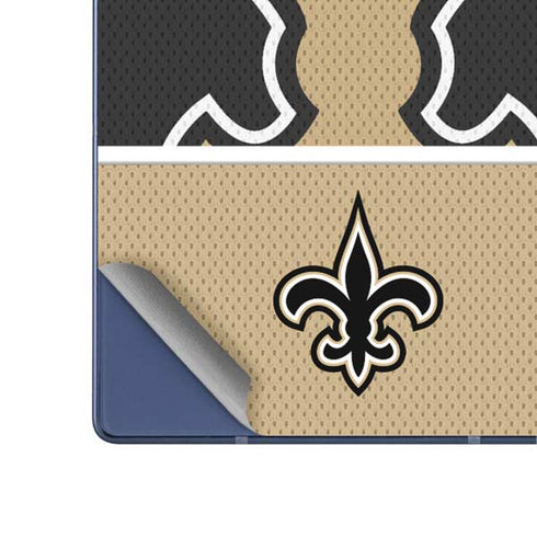 NFL New Orleans Saints Zone Block Galaxy Z Fold6 Skin