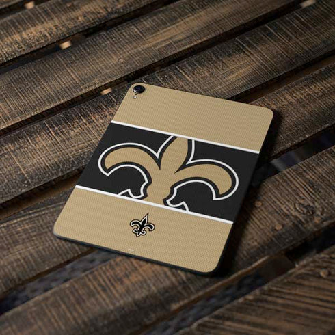 NFL New Orleans Saints Zone Block Apple iPad Pro Skin