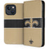 NFL New Orleans Saints Zone Block iPhone 14 Folio Case
