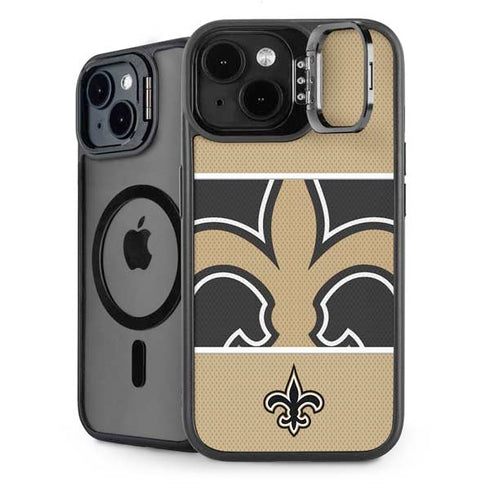 NFL New Orleans Saints Zone Block iPhone 14 Kickstand Case