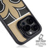 NFL New Orleans Saints Zone Block iPhone 14 Pro Max Kickstand Case