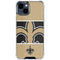 NFL New Orleans Saints Zone Block iPhone 15 Clear Case