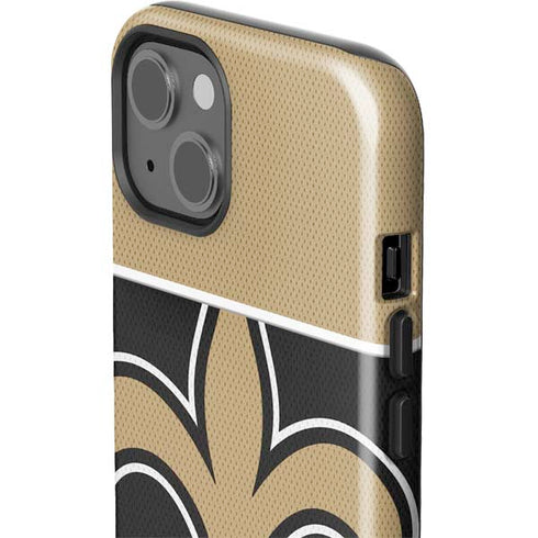NFL New Orleans Saints Zone Block iPhone 15 Impact Case