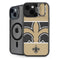 NFL New Orleans Saints Zone Block iPhone 15 Kickstand Case