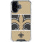 NFL New Orleans Saints Zone Block iPhone 16 Clear Case