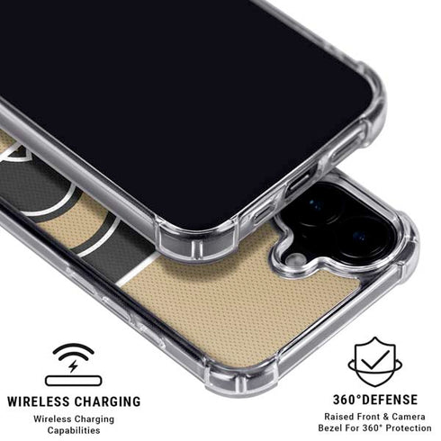 NFL New Orleans Saints Zone Block iPhone 16 MagSafe Case