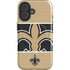 NFL New Orleans Saints Zone Block iPhone 16 Magsafe Impact Case