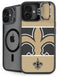 NFL New Orleans Saints Zone Block iPhone 16 Plus Kickstand Case