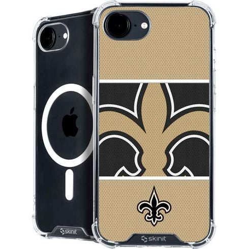 NFL New Orleans Saints Zone Block iPhone 16e MagSafe Case