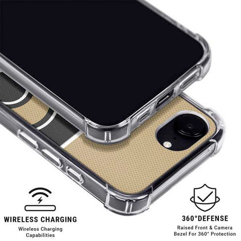 NFL New Orleans Saints Zone Block iPhone 16e MagSafe Case