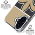 NFL New Orleans Saints Zone Block iPhone 17 MagSafe Case