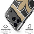 NFL New Orleans Saints Zone Block iPhone 18 Pro Clear Case