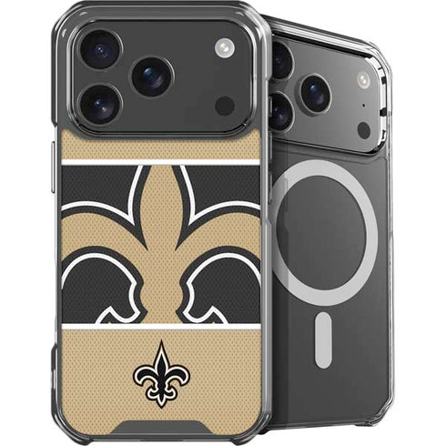 NFL New Orleans Saints Zone Block iPhone 18 Pro MagSafe Case