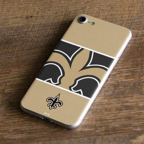 NFL New Orleans Saints Zone Block iPhone 8 Skin