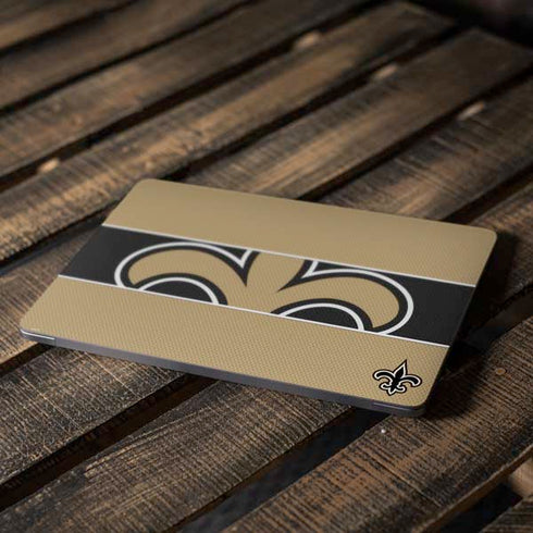 NFL New Orleans Saints Zone Block Apple MacBook Air Skin