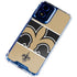 NFL New Orleans Saints Zone Block Moto G 5G (2024) Clear Case
