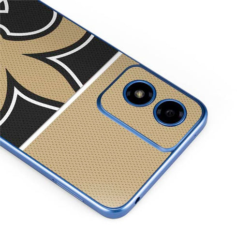 NFL New Orleans Saints Zone Block Moto G Play 4G (2024) Skin