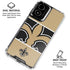 NFL New Orleans Saints Zone Block Moto G Power 5G (2024) Clear Case