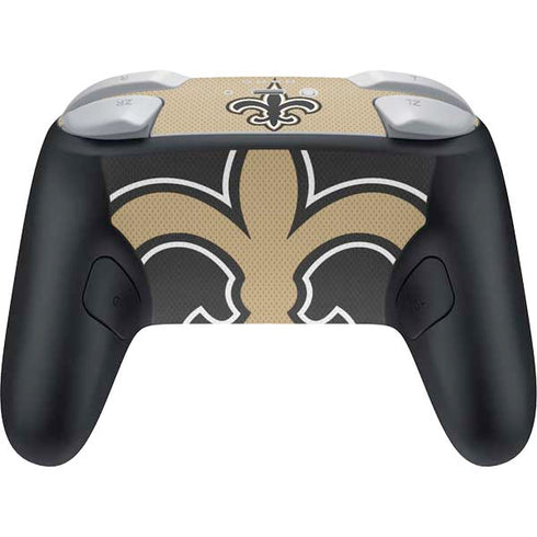 NFL New Orleans Saints Zone Block Nintendo Switch 2 (2025) Pro Controller Skin