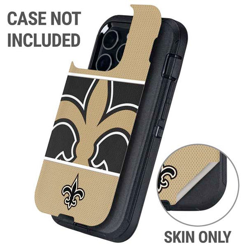 NFL New Orleans Saints Zone Block Otterbox Defender iPhone Skin