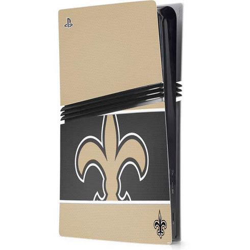 NFL New Orleans Saints Zone Block PS5 Pro Console Skin