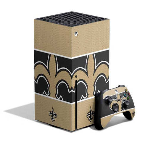 NFL New Orleans Saints Zone Block Xbox Series X Bundle Skin