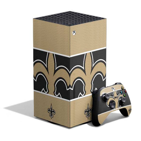 NFL New Orleans Saints Zone Block XBox Series X Digital Edition Bundle Skin