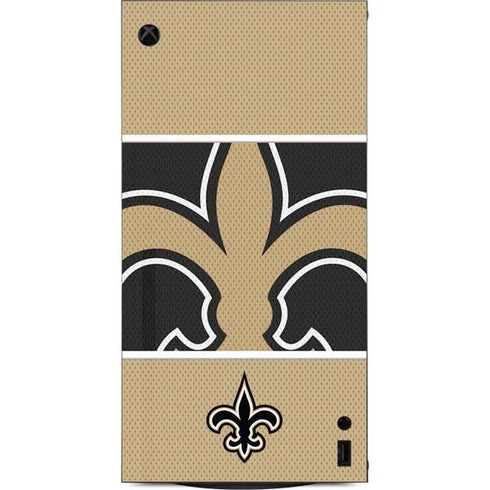 NFL New Orleans Saints Zone Block XBox Series X Digital Edition Console Skin