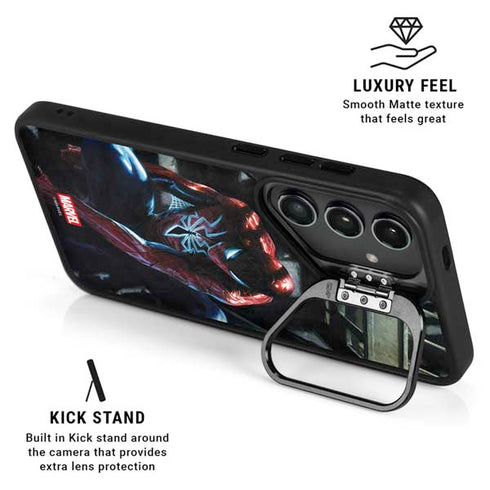 Marvel Spiderman New Suit Spiderman Galaxy S25 Kickstand Case