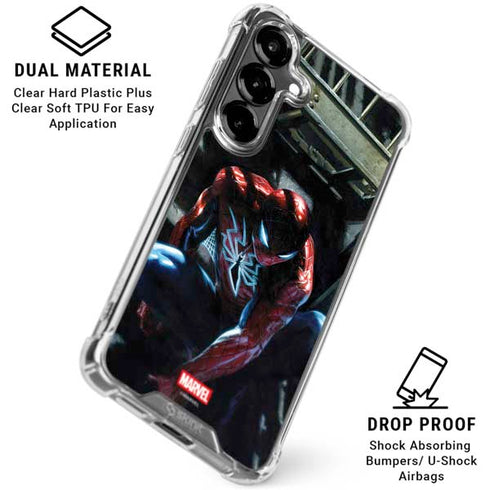 Marvel Spiderman New Suit Spiderman Galaxy S26 Clear Case