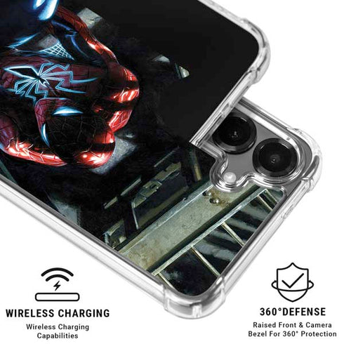 Marvel Spiderman New Suit Spiderman Galaxy S26 Plus Clear Case